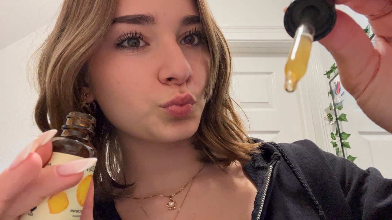 asmr testing new skincare on you!