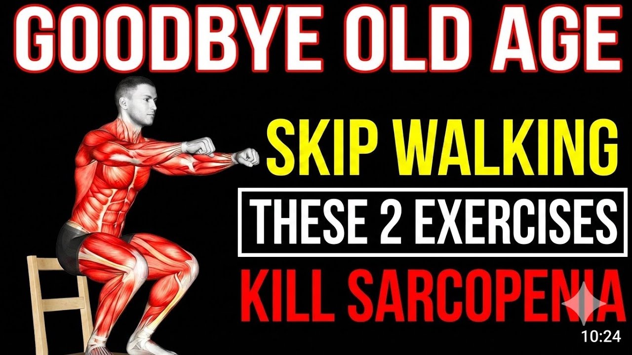 Over 60? Forget Walking! These 2 HomeExercises Build Muscles And Kills Sarcopenia |Senior Strength 
