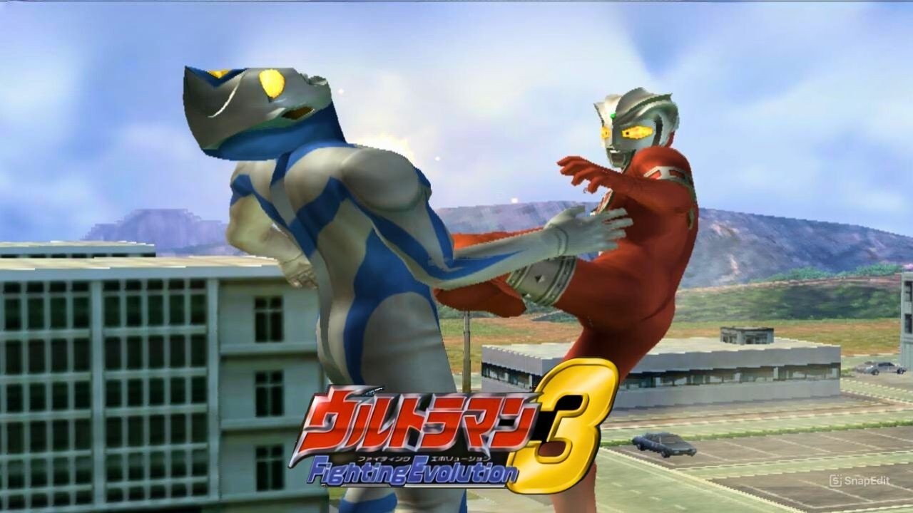 Ultraman FE3 (PS2) | Ultraman Astra vs Ultraman Dyna Miracle (Only grab attack X)  Request #100
