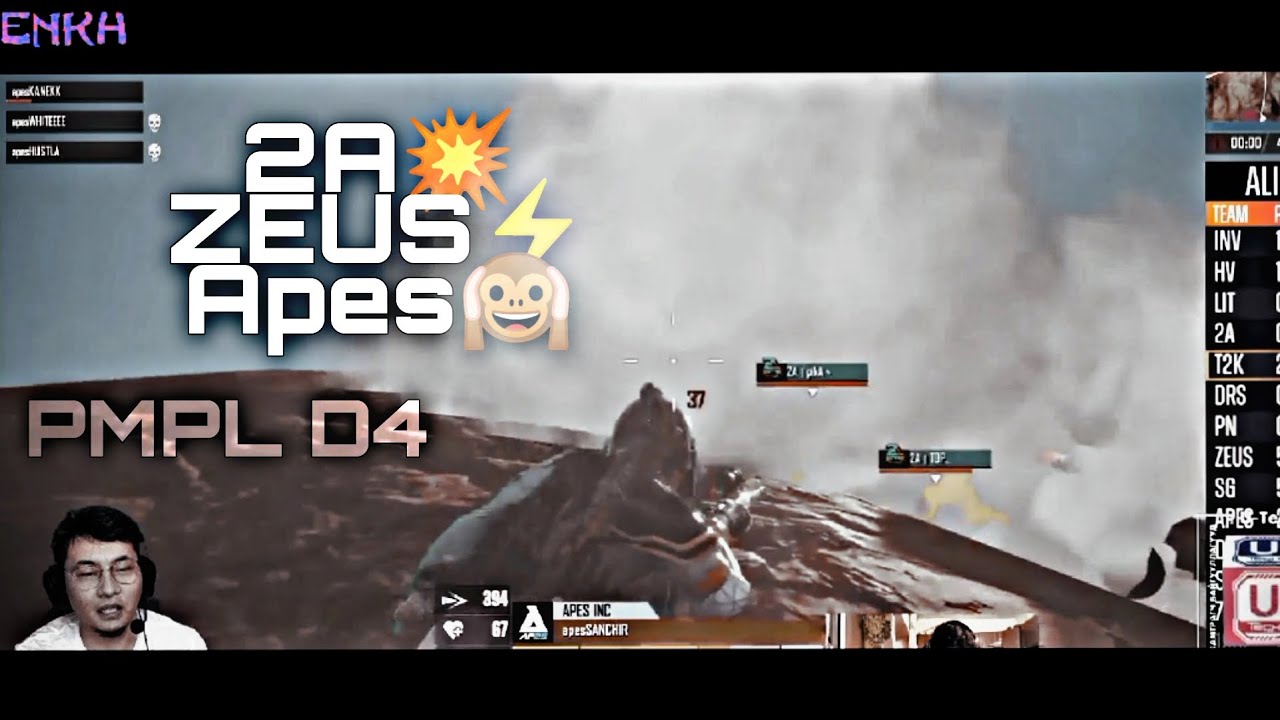 PMPL FINAL D4 | 2A💥 ZEUS⚡ APES🙉 | HIGHLIGHTS/EDIT