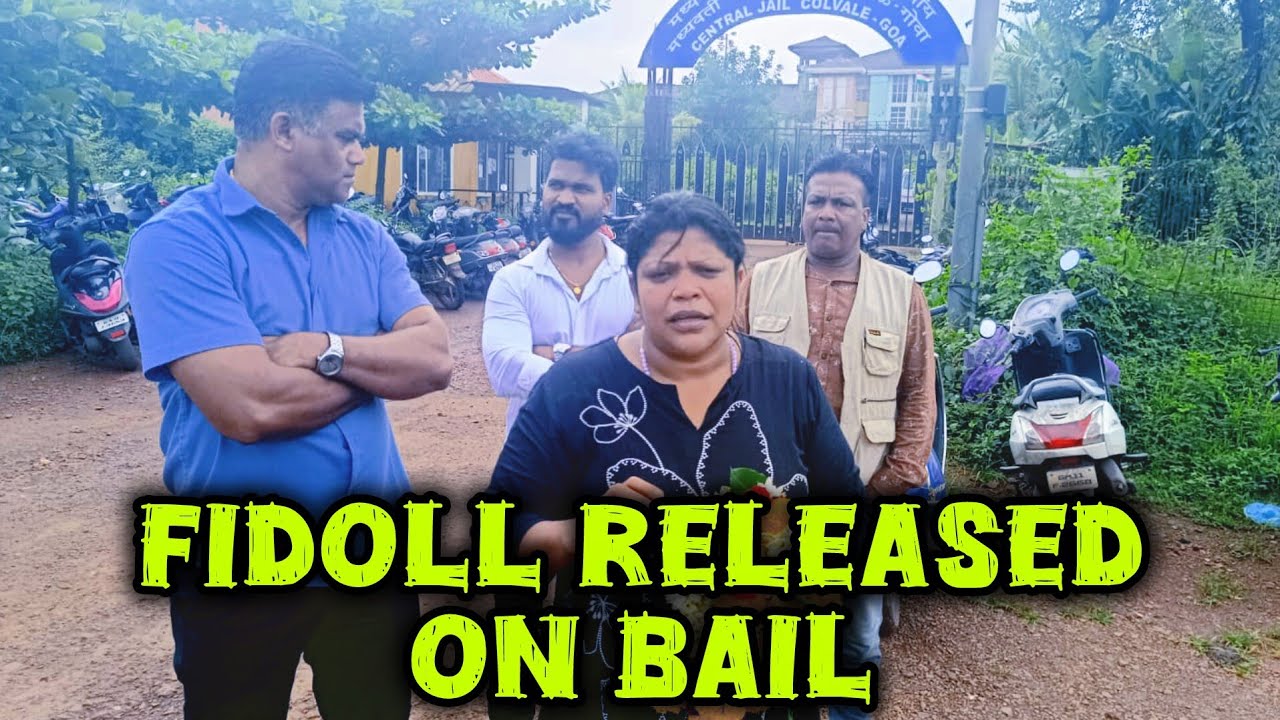 LIVE ACTIVIST FIDOLL PEREIRA RELEASED ON BAIL FROM COLVALE JAIL