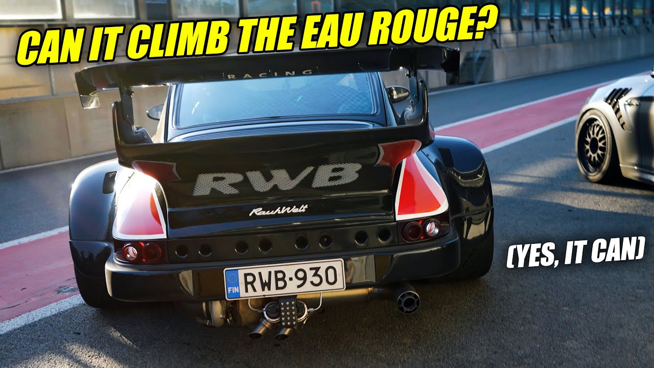 Angry Porsche RWB 930 in Spa-Francorchamps