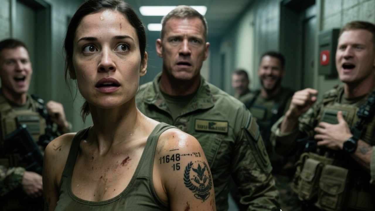 “Mocking the Tattoo with Coordinates — Then the SEAL Chief Saw Her Face and Froze | Emotional Story