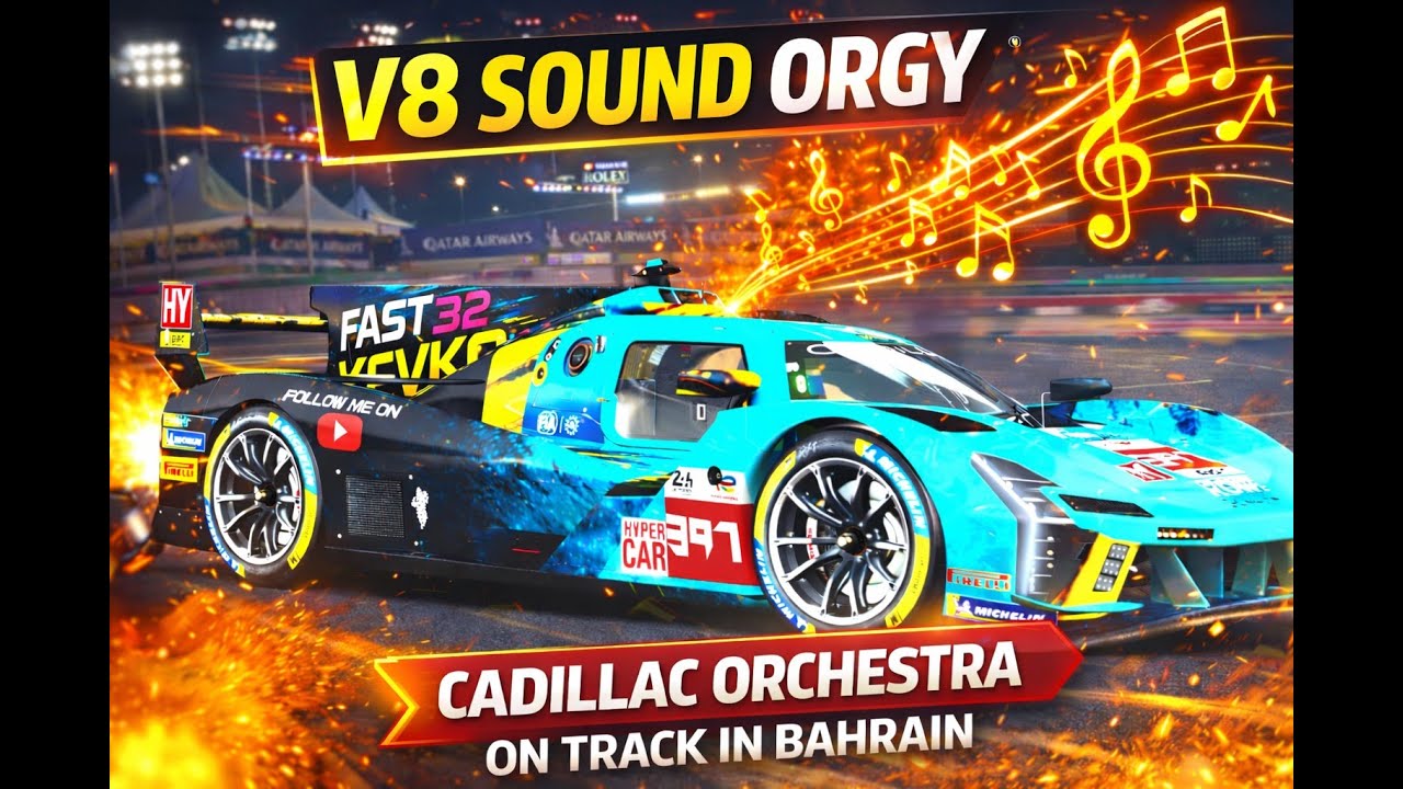 OUT LAP // Sound Orchester im Cadillac 5,5l V8 / Le Mans Ultimate