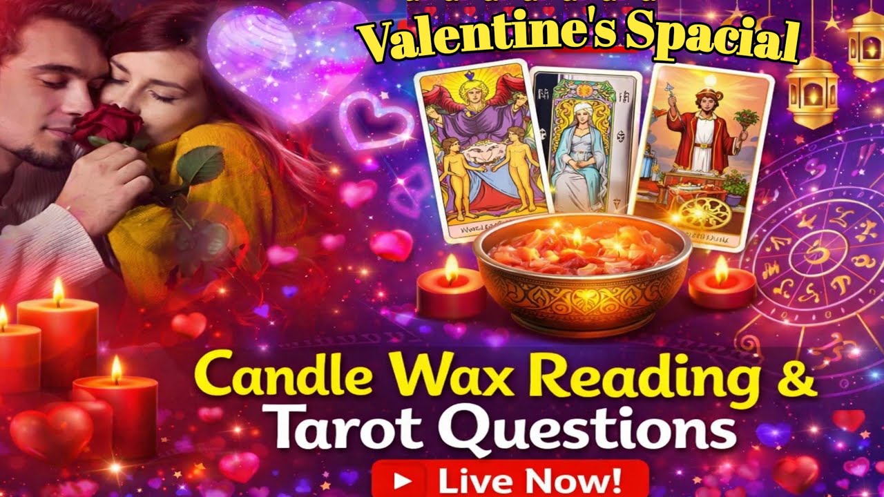 💖 Valentine Special Candle Wax Reading & Tarot Questions 🔮 Live Now!