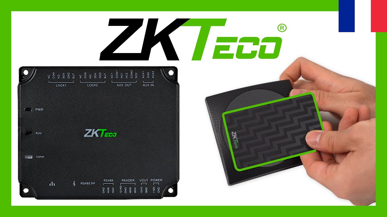 Contrôle d’accès ZK-C2-260 et lecteur de cartes ZKTeco 💳