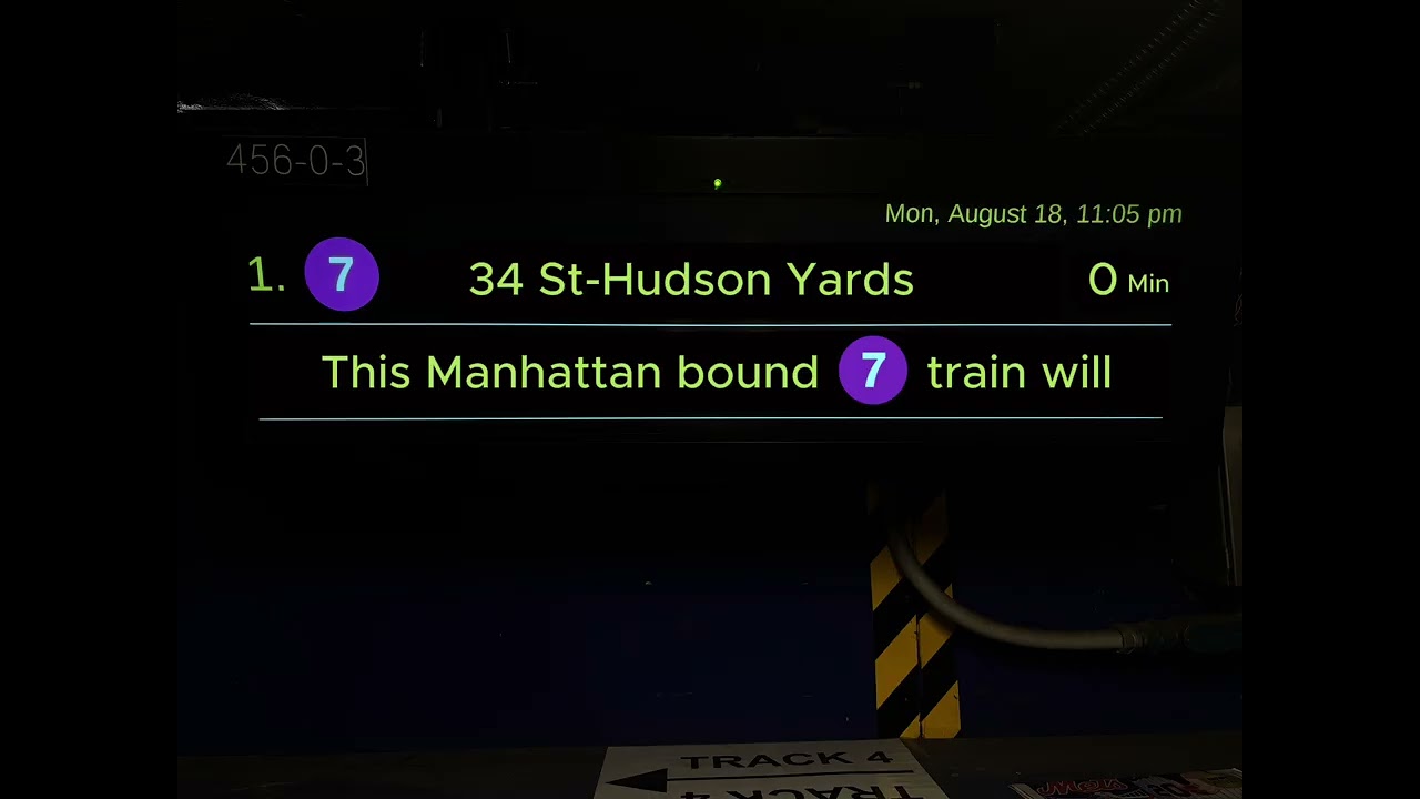 Manhattan bound 7 train to 34 st-Hudson Yards + Will Making Express Stops (arrival announcements)