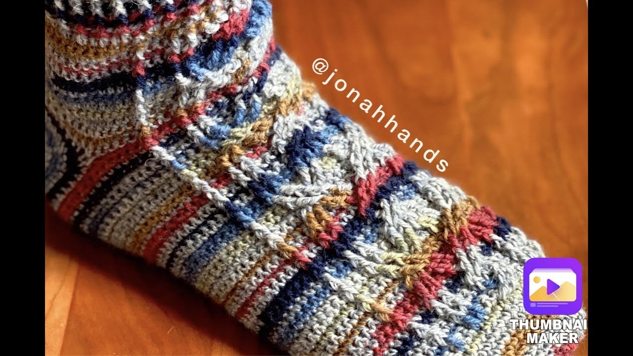 Crochet Cable Socks 