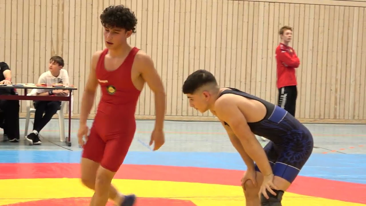Wrestling / Ringen Sparkassenpokal Jena 2023, Jugend A, 65 kg, Frstyle, Bittmann - Bashtygov, F 3+4