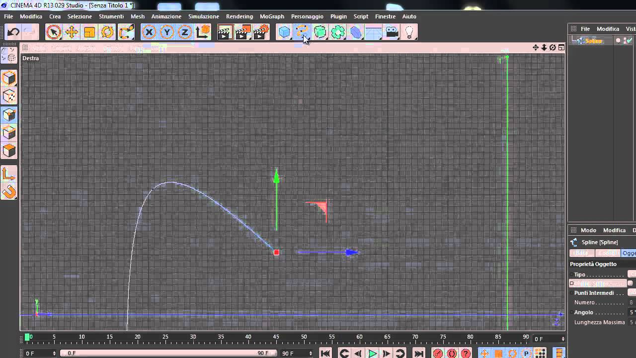 Cinema 4D Tutorial ::Spline:: GATutorial