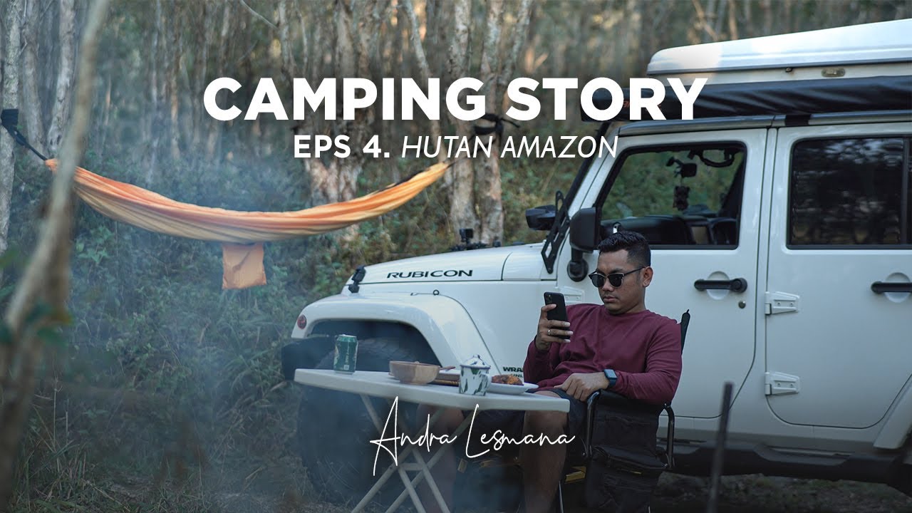 SOLO CAMPING : KETEMU HUTAN AMAZON DI INDONESIA - MASAK AYAM KHAS MANADO - JEEP RUBICON (EPS.4)