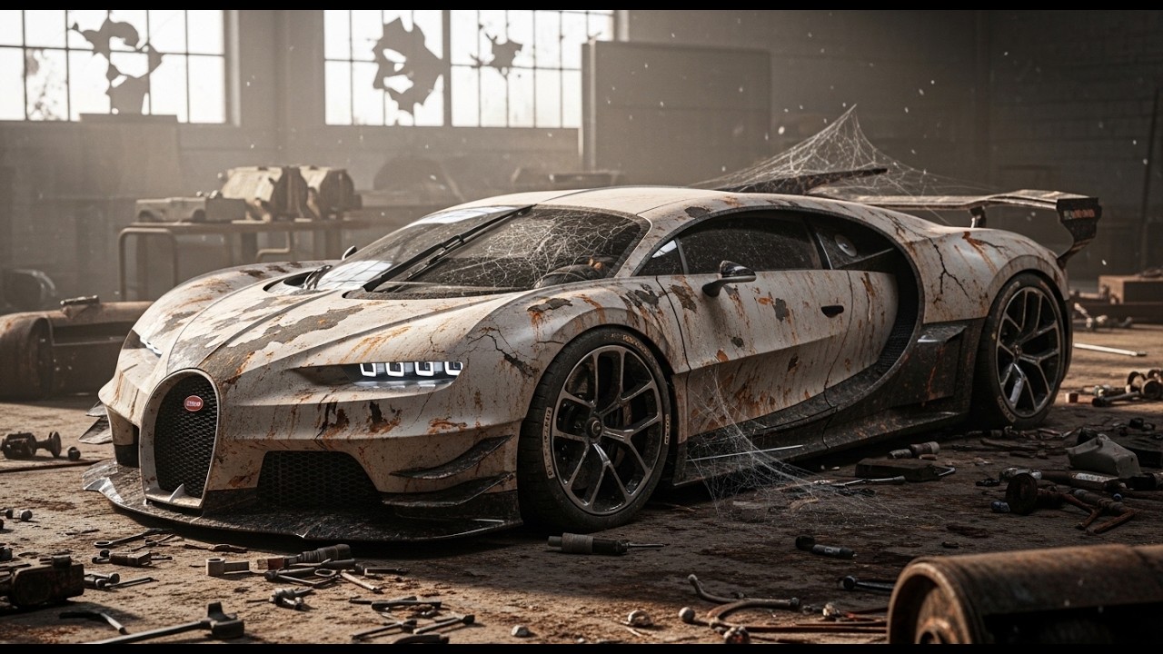ASMR Car Restoration! Full Restoration of Bugatti Vision Gran Turismo