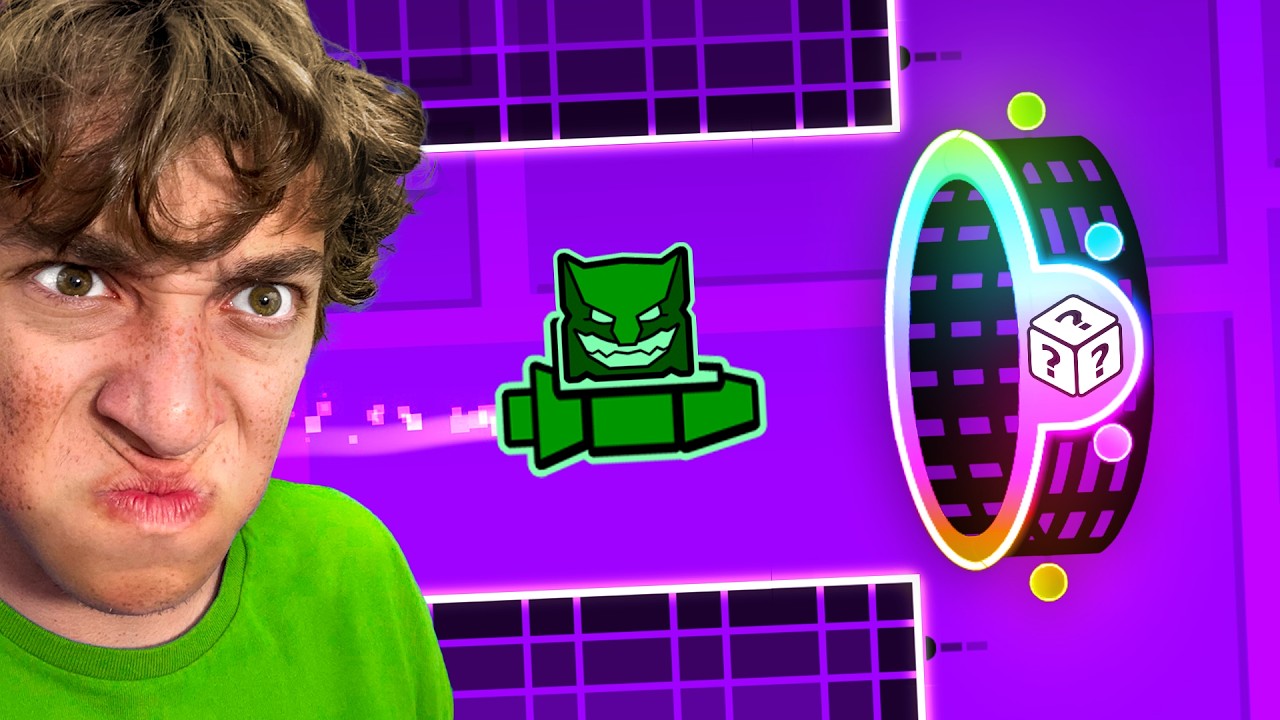 Geometry Dash, но каждый щелчок СЛУЧАЙНЫЙ...