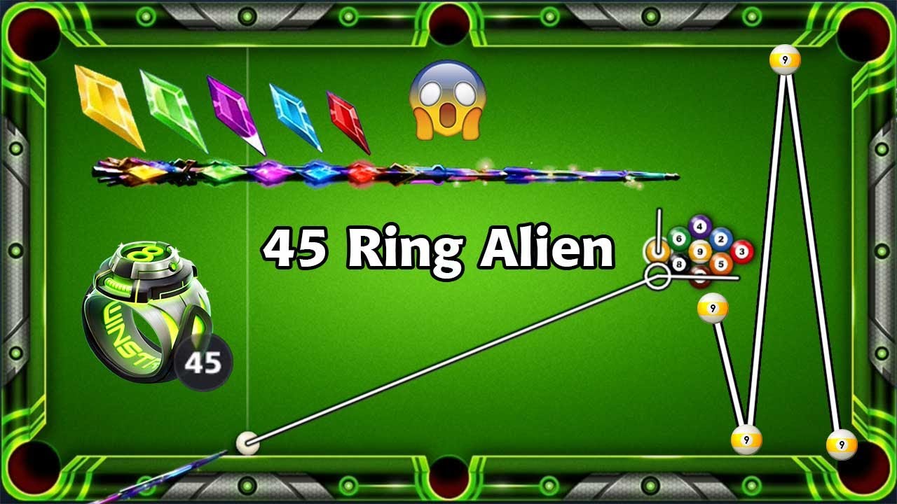 8 ball pool - 45 Ring Alien 🤯 Level 24 Vs 579 😂 Win Streak 9ballpool