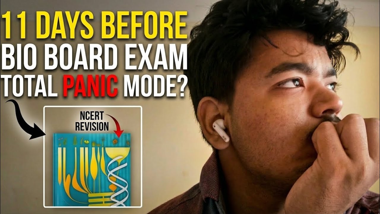 11 Days Left: My Biology Board Exam Strategy 🧬 | Night Study Vlog
