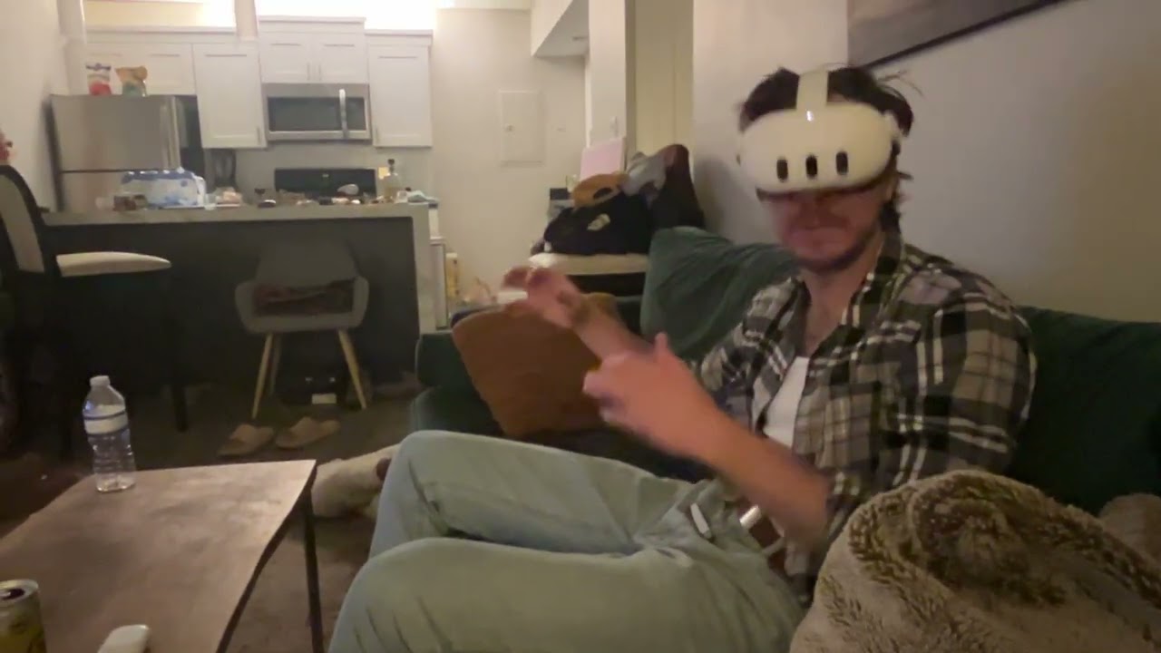 Friend Trying Meta Quest 3 for the First Time