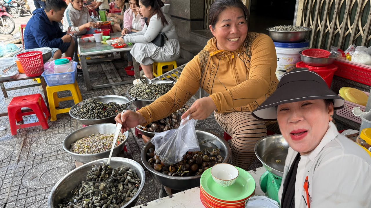 Ăn Ốc Ghiền Nha Trang Gặp Bạn Hàng Vui Tính | Nha Trang Biển Xanh
