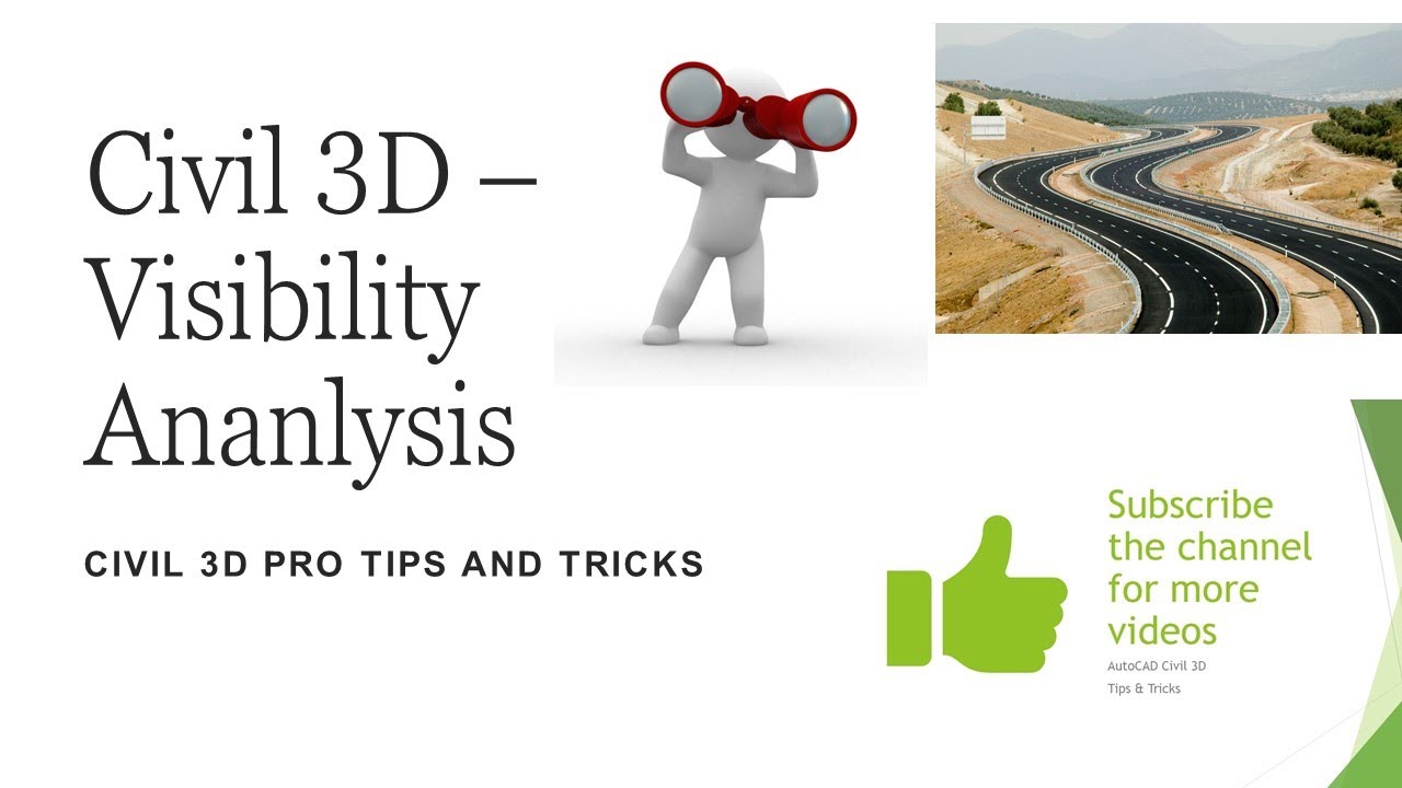 Civil 3D - Visibility Analysis (Stopping Sight Distance)