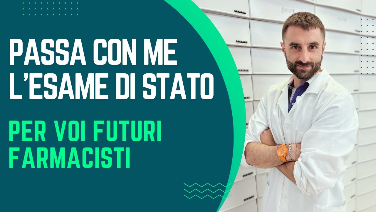 DOTT. FILOMENI - ESAME DI STATO PER FUTURI FARMACISTI