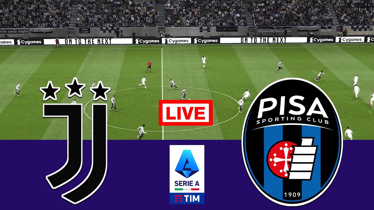 🔴 In Diretta : Juventus vs Pisa | Serie A 2025/26 | Streaming completo della partita