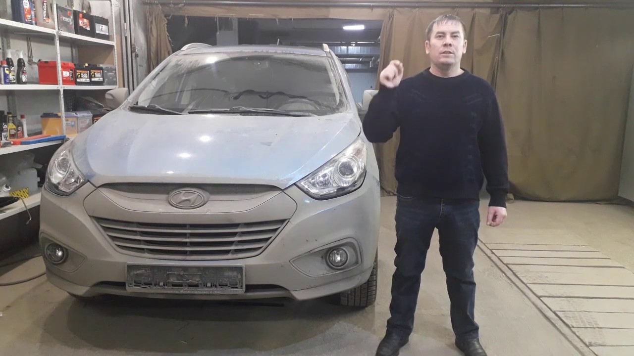 Hyundai IX35 2010-2015 г.в. Установка сигнализации с автозапуском Starline A93 Своими руками.