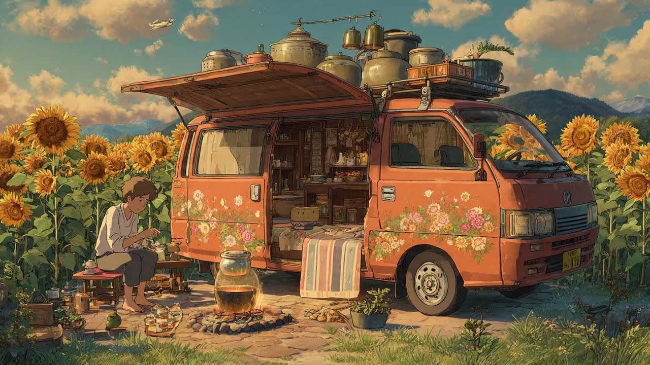 🚐 Van Life Night Drive Lo-fi | Cozy Roadtrip Chill Beats | Study, Relax & Sleep