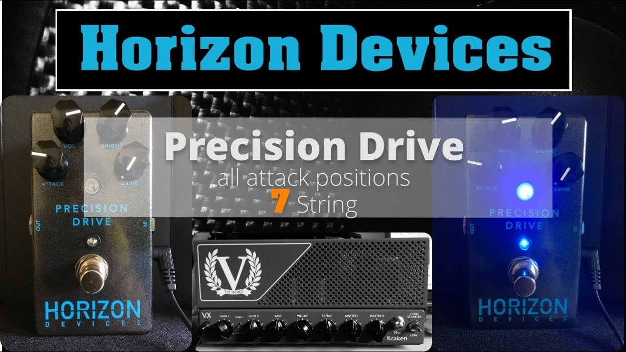 Precision Drive - all attack settings - 7 String Demo