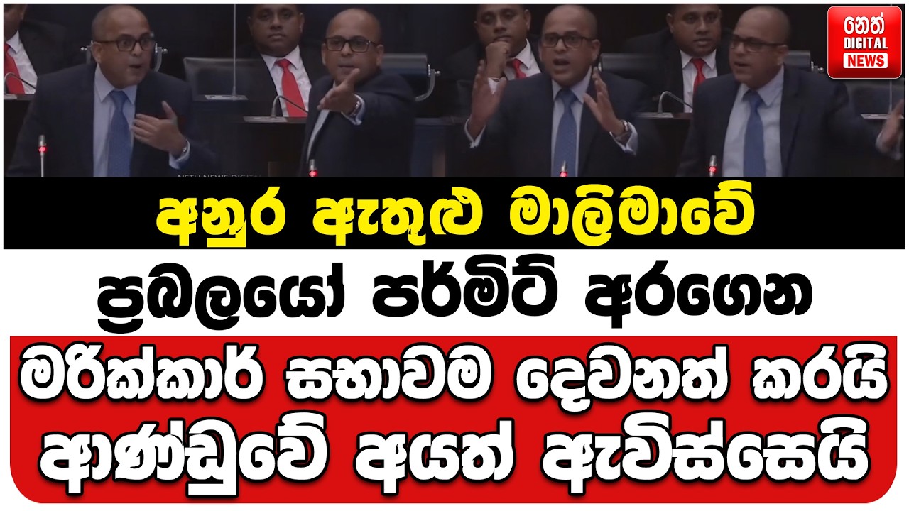 අනුර ඇතුළු මාලිමාවේ ප්‍රබලයෝ පර්මිට් අරගෙන | මරික්කාර් සභාවම දෙවනත් කරයි | ආණ්ඩුවේ අයත් ඇවිස්සෙයි