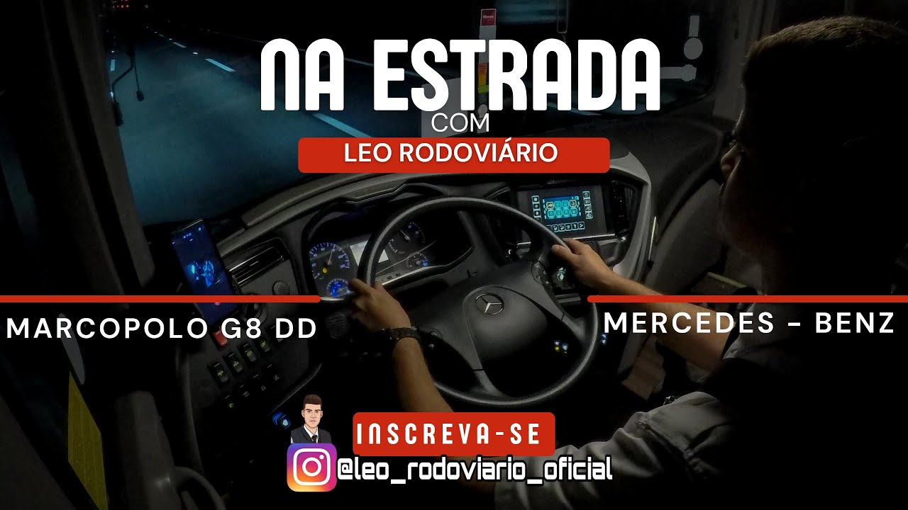 Viajando com o novíssimo Marcopolo G8 DD / Ponte Rio-Niterói