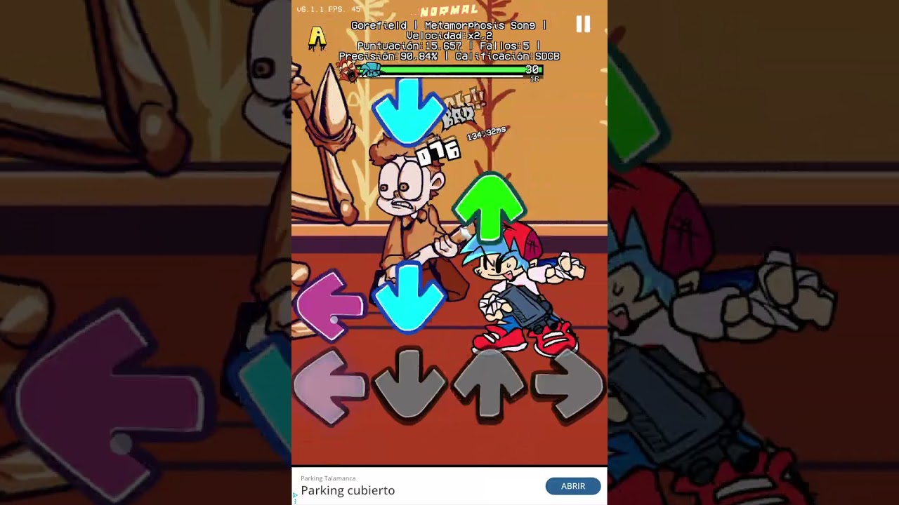 Jugando fnf por 2 vez