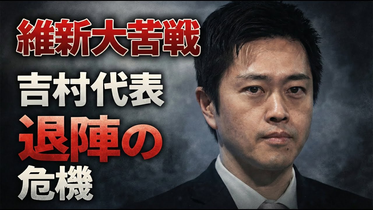 大ピンチ！大阪で維新に激しい抵抗運動。吉村代表に退陣の危機。安冨歩東京大学名誉教授。一月万冊