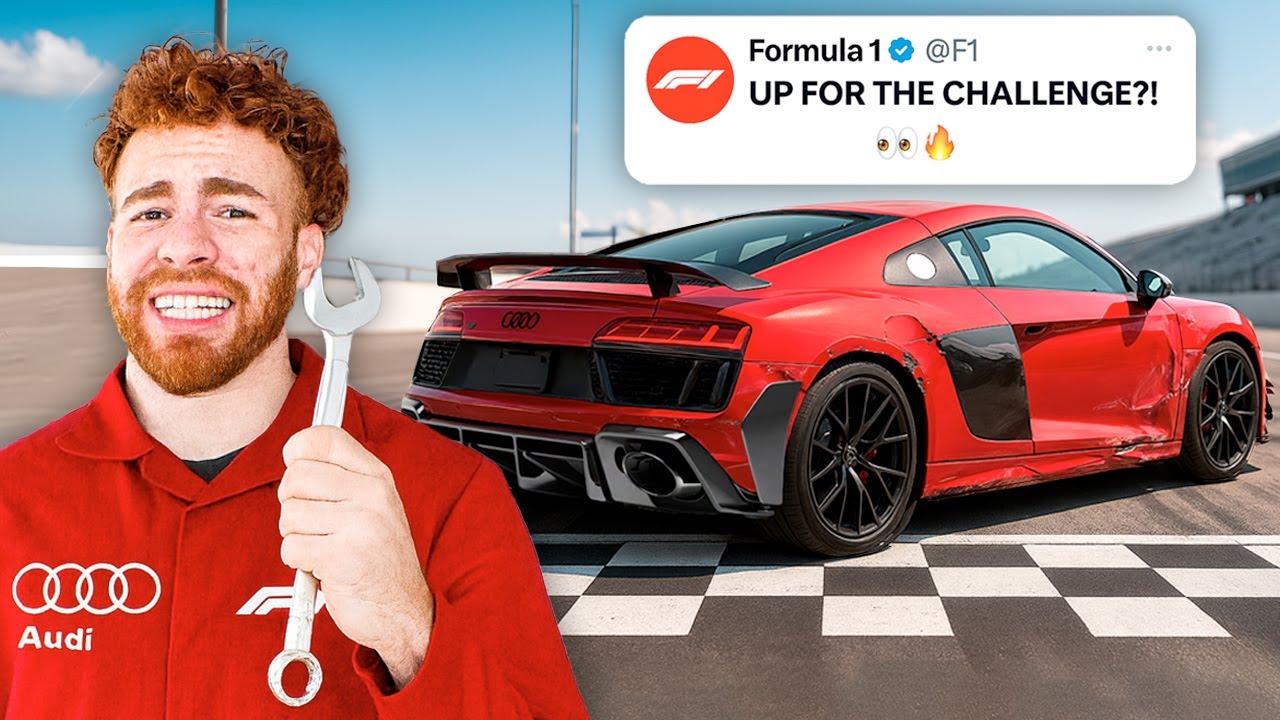 Я превратил дешевый, разбитый AUDI R8 в суперкар ФОРМУЛЫ 1, и это безумие!!