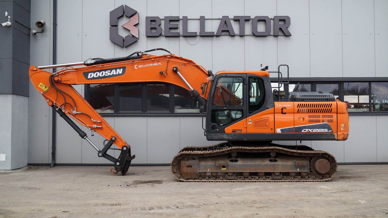 Doosan DX225LC-5 - koparka gąsienicowa o wadze 22 ton 🔥 - jak wygląda na zewnątrz i w środku 😀