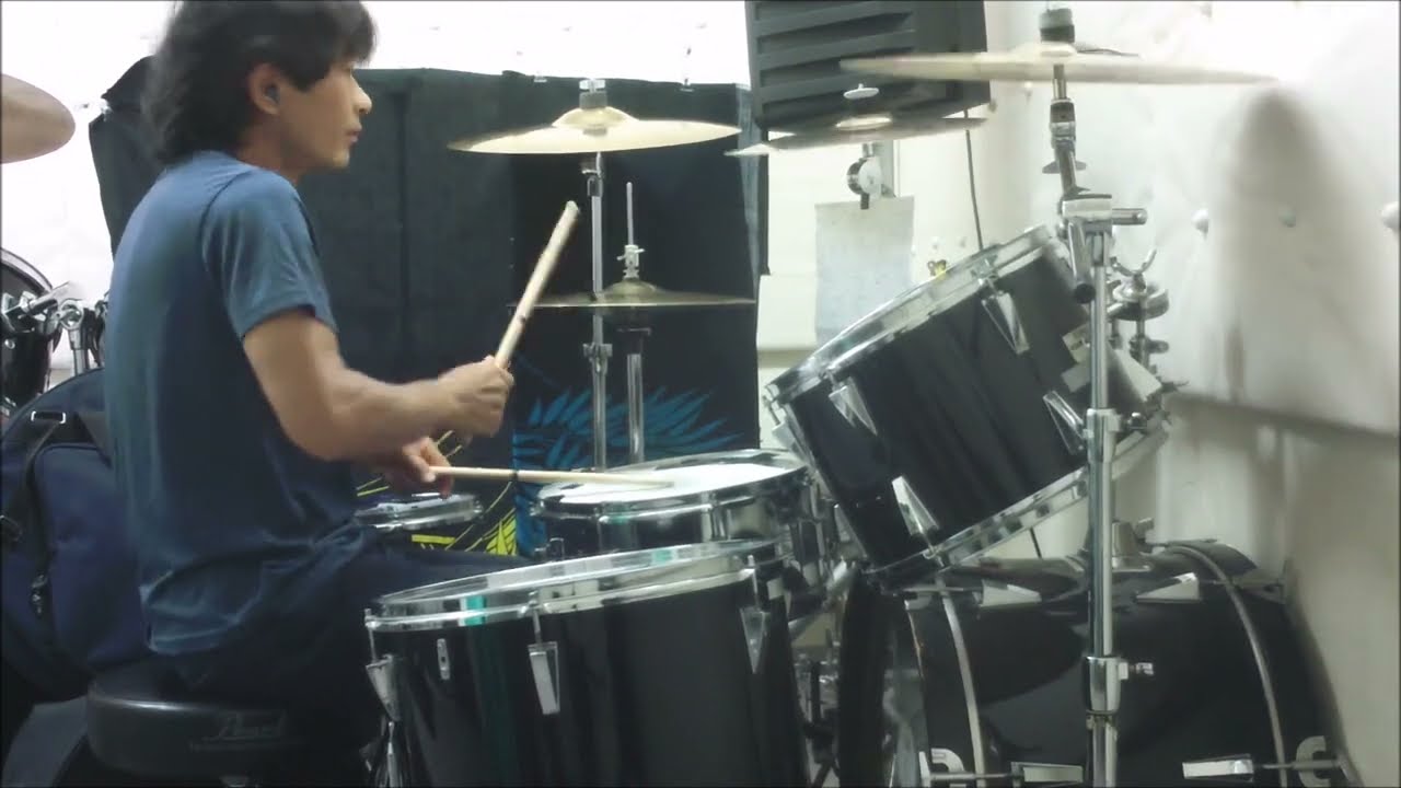 Rainbow I Surrender drum cover