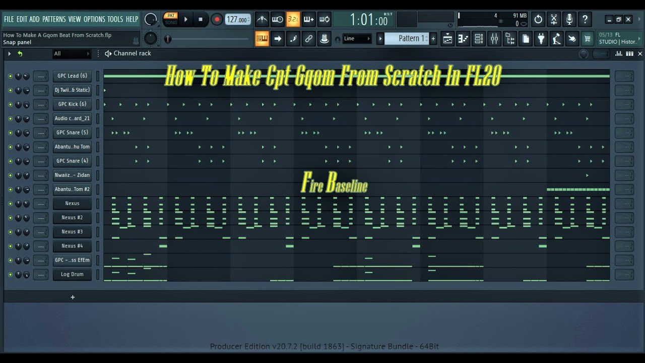 How To Make Gqom From Scratch In Fl Studio 20