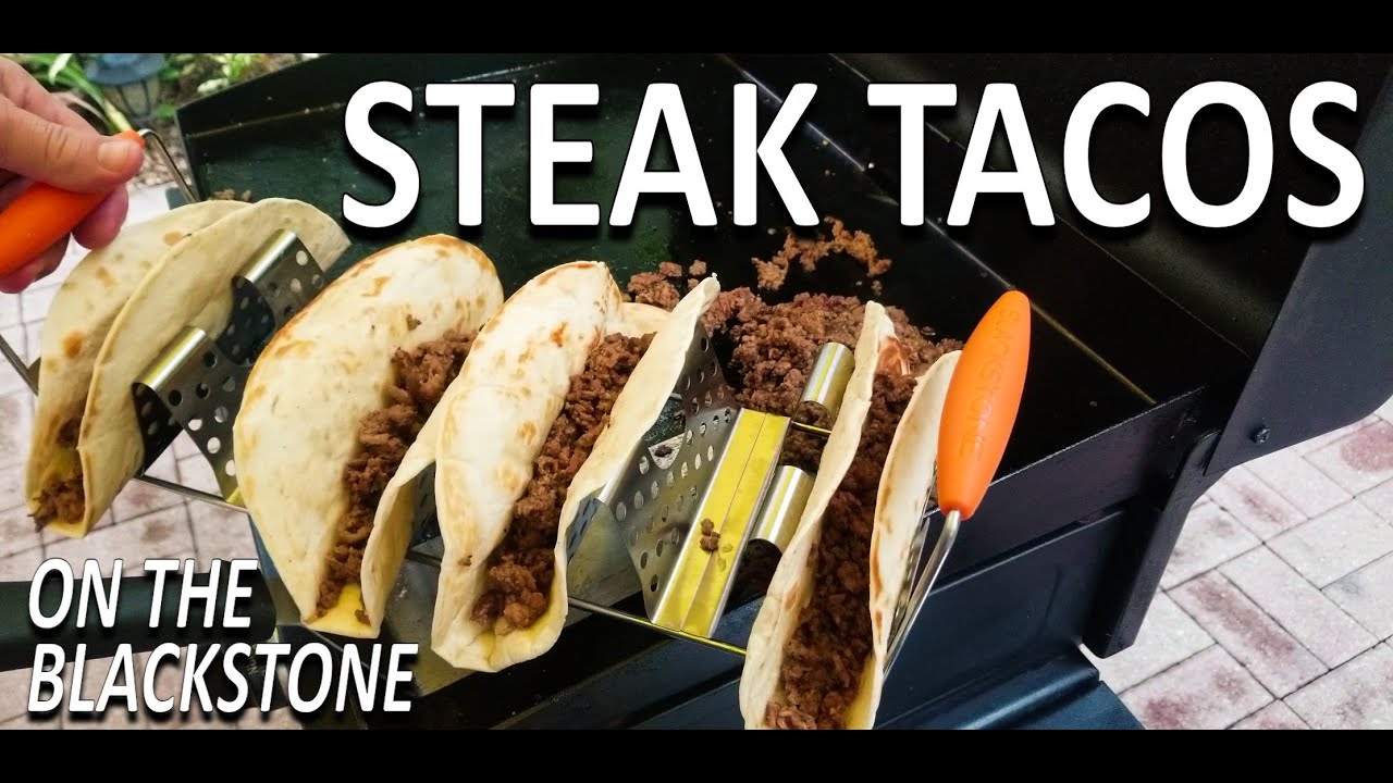 Steak Tacos on the Blackstone 22