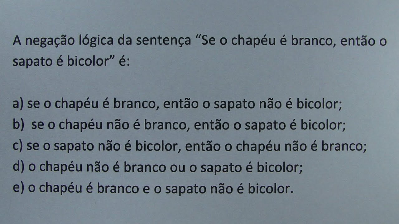 ✅️ MACETE DE L&Oacute;GICA PROPOSICIONAL! NEGA&Ccedil;&Atilde;O L&Oacute;GICA!