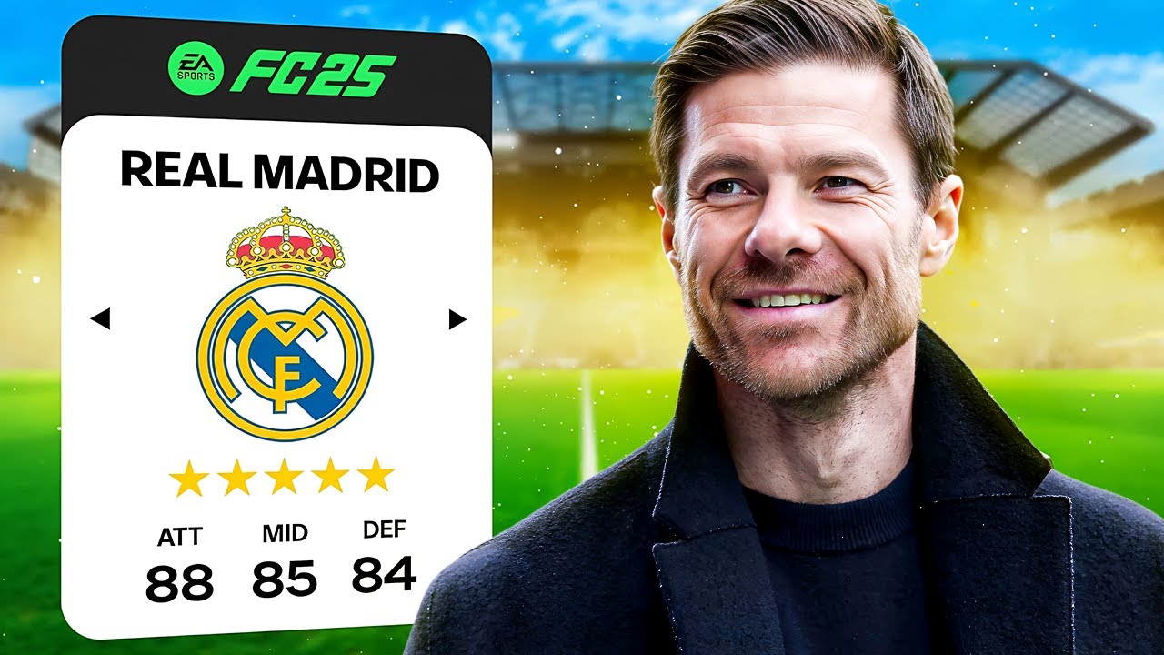 إعادة بناء ريال مدريد بقيادة تشابي ألونسو..🔥| FC 25