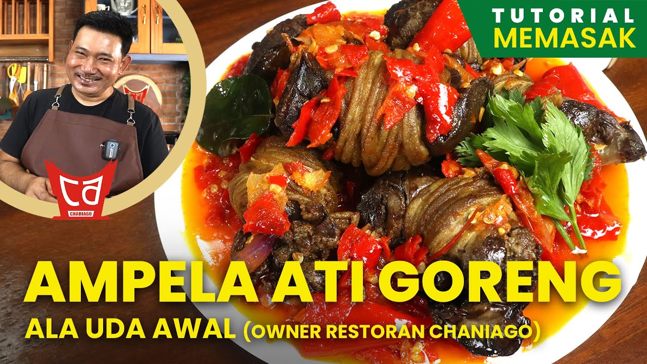 Resep Ampela Ati Goreng Lado Merah - UDA AWAL
