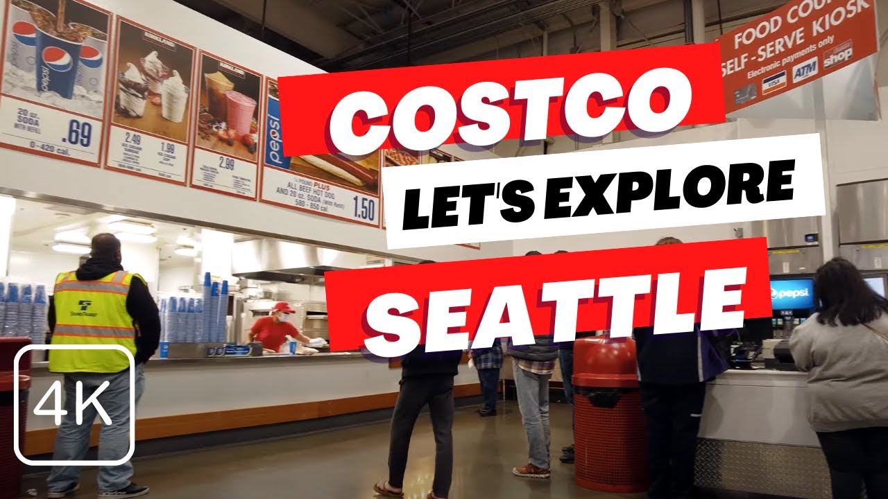 Let's Walk Around and Explore Costco in Seattle, WA During the Holiday Season in 4K