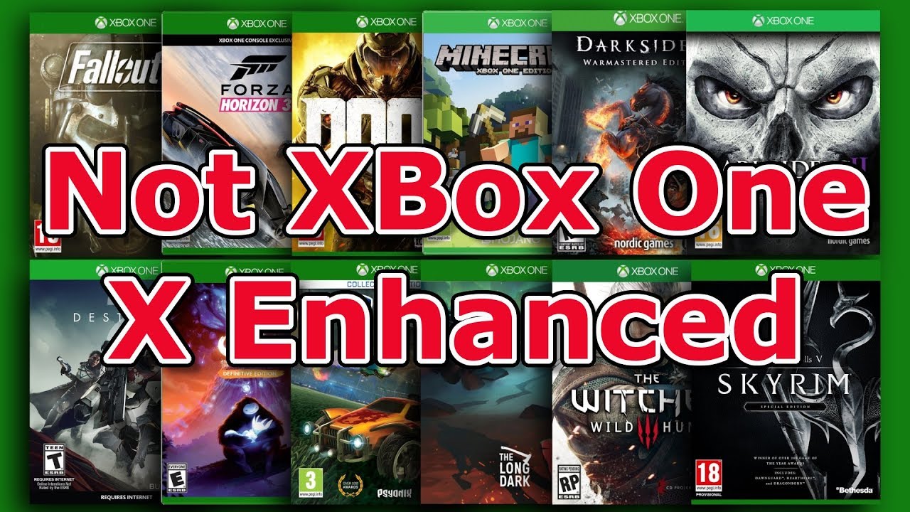 Xbox One X &mdash; Где все игры с улучшенными характеристиками?