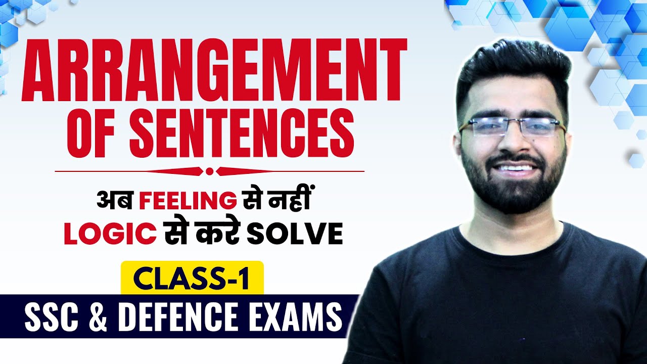 (Class-1) Sentence Rearrangement | PQ RS | SSC 2023 - CGL, CHSL, CPO, MTS | NDA | CDS | Tarun Grover