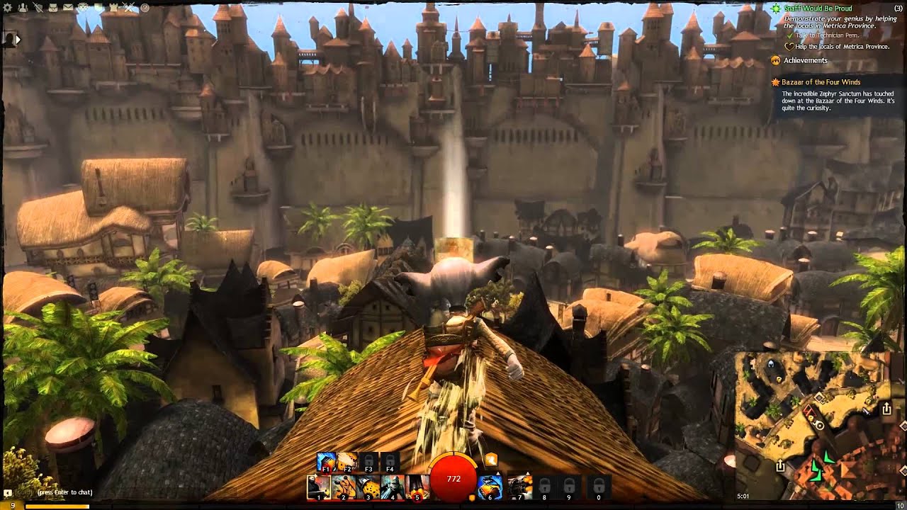 Guild Wars 2 Vista: Divinity's Reach - Ossan Quarter