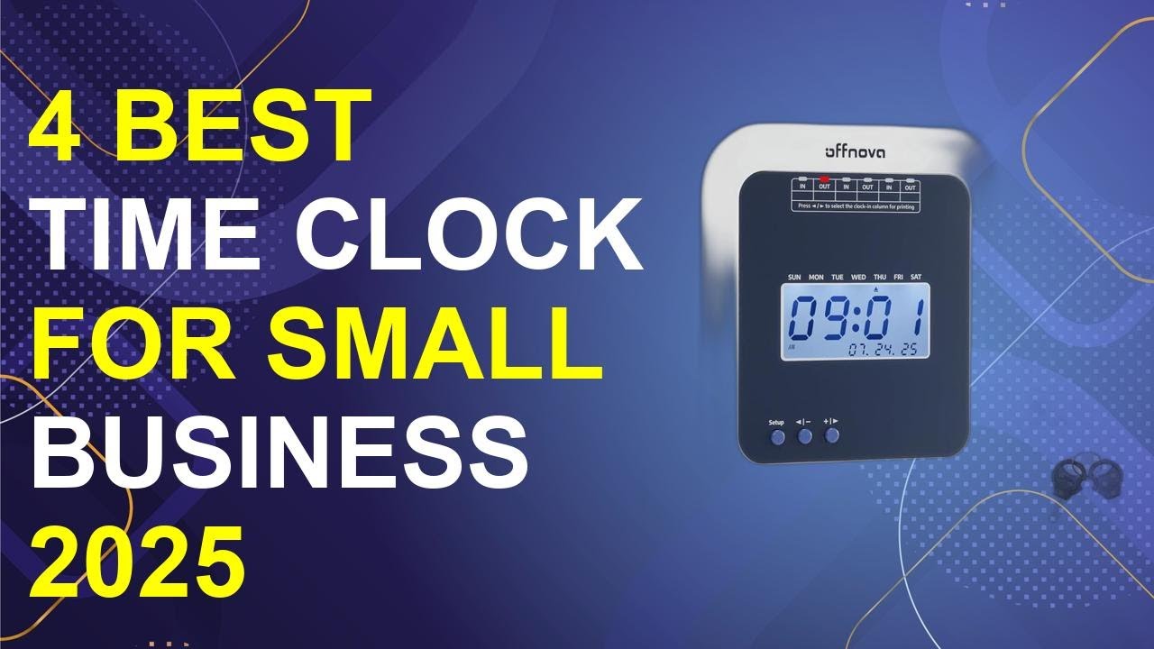 4 Best Time Clock For Small Business 2025 | Best Small Business Time Clock