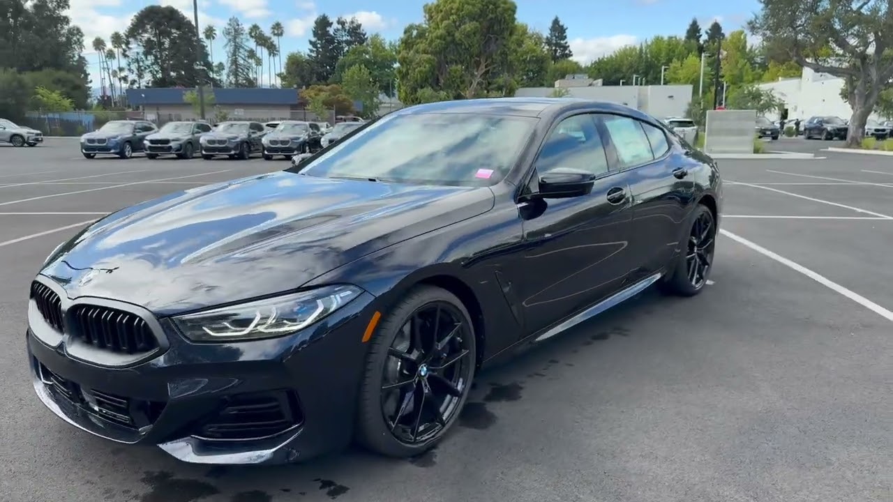 Introducing the 2026 840i Gran Coupe in Carbon Black with Tartufo | 4K