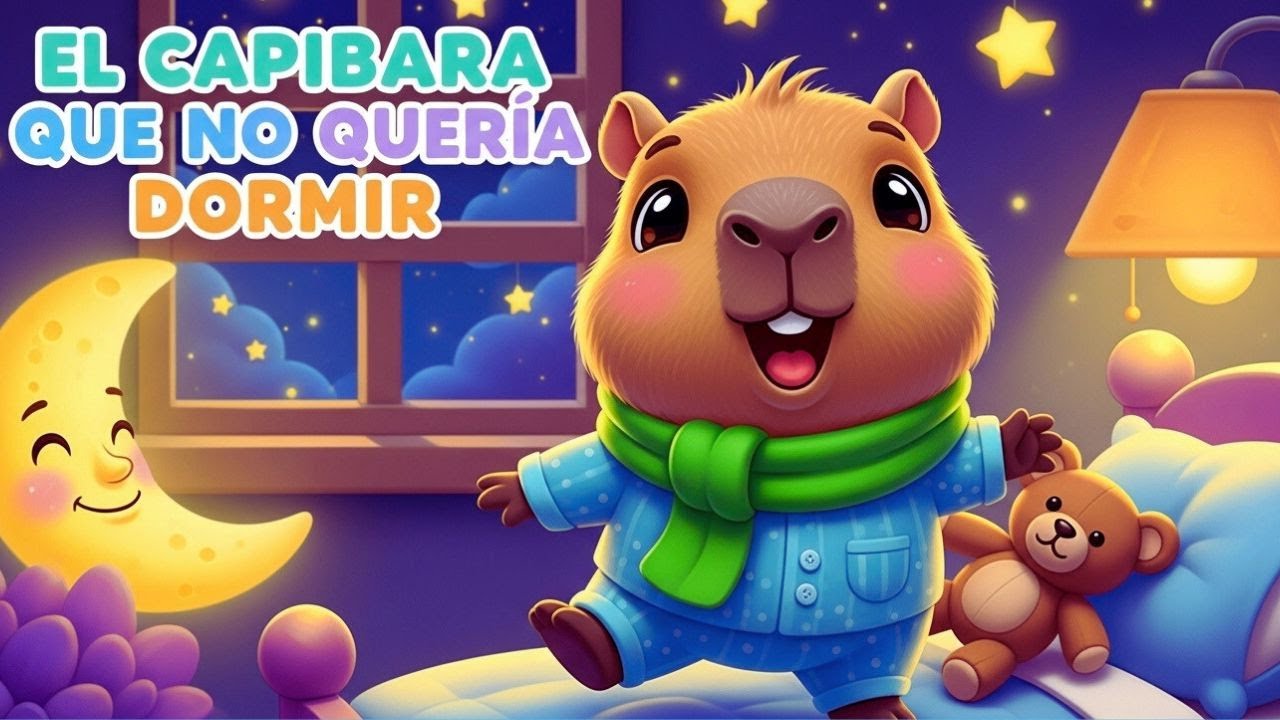 🦫🌙 Cuentos Infantiles para Dormir | El Capibara que No Quería Dormir y Muchos Más 💤✨ Cuentos Mágicos