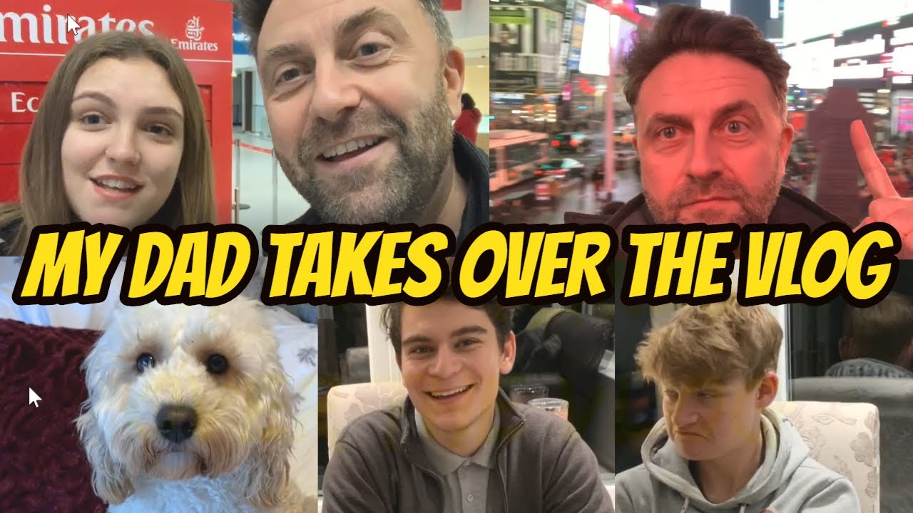 MY DAD TAKES OVER MY WEEKLY VLOG WHILE I'M AWAY! *ooohhh dearrr*