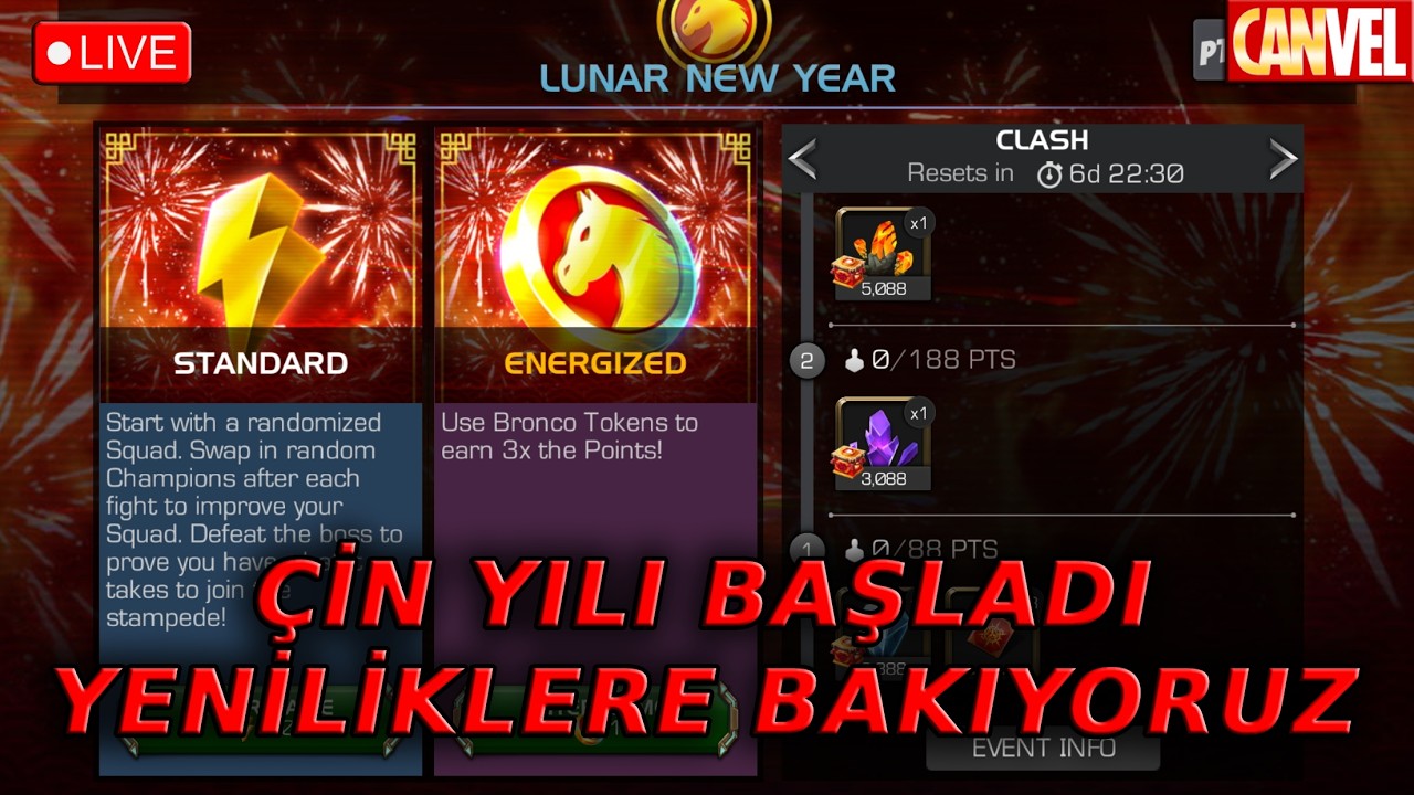 🔴 ÇİN YILI ETKİNLİĞİ BAŞLADI, SAVAŞ ALANI YENİLİKLERİNE DE BAKIYORUZ - MCOC