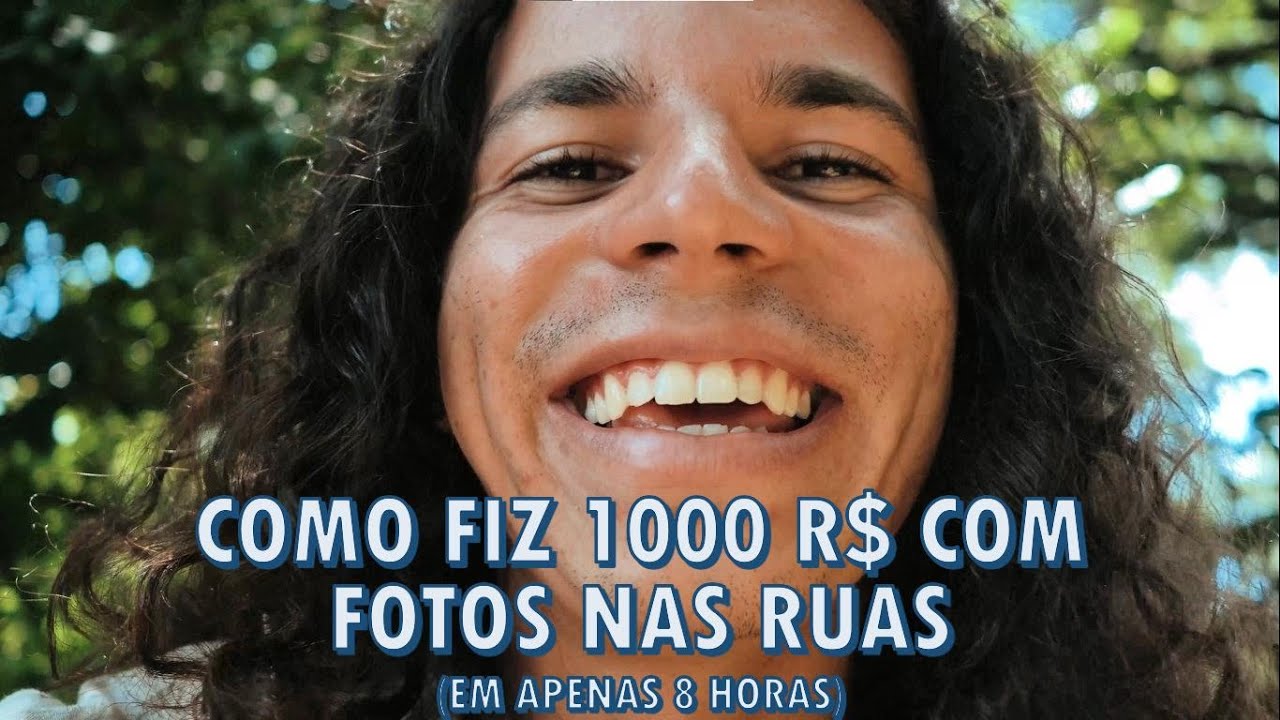 Como fazer dinheiro vendendo fotos nas ruas - Fiz 1000 reais em 8 horas de abordagem