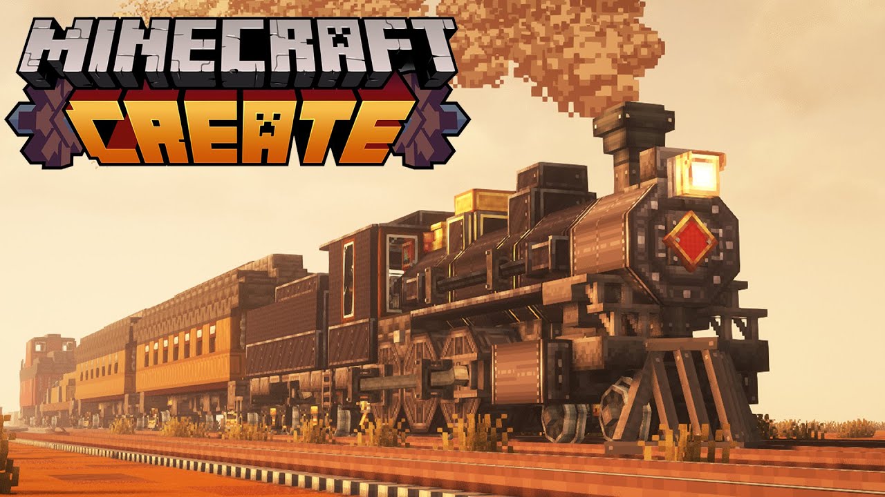 Создаём поезд в стиле ДИКОГО ЗАПАДА с помощью Create Mod! 🐎 | Руководство по сборке